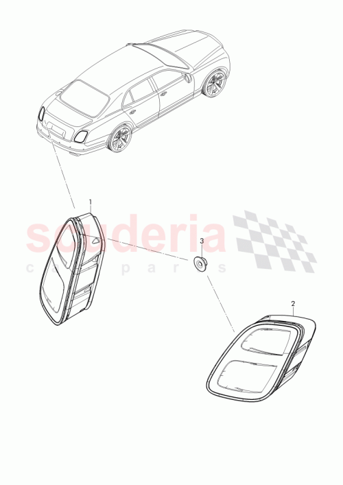 Part Diagram for Bentley 3Y0 945 092 C