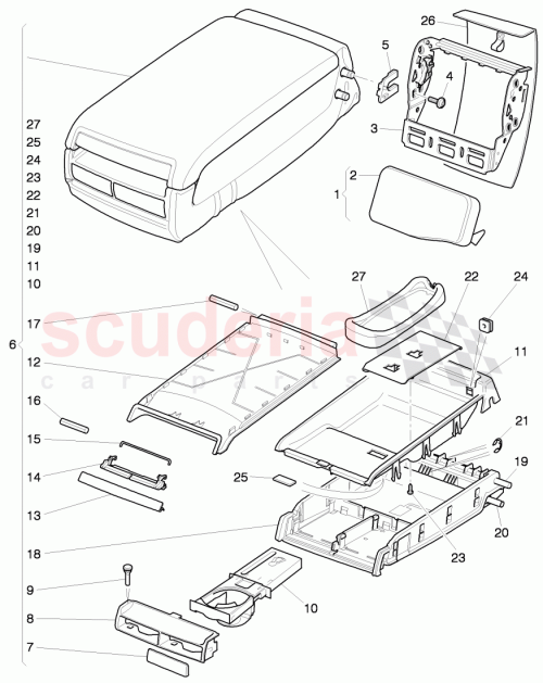 Part Diagram for Bentley 3W5885081G