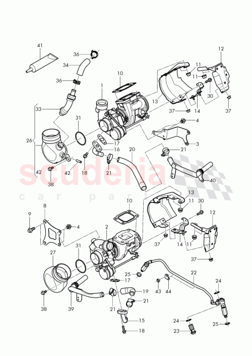 Part Diagram for Bentley 07V145814