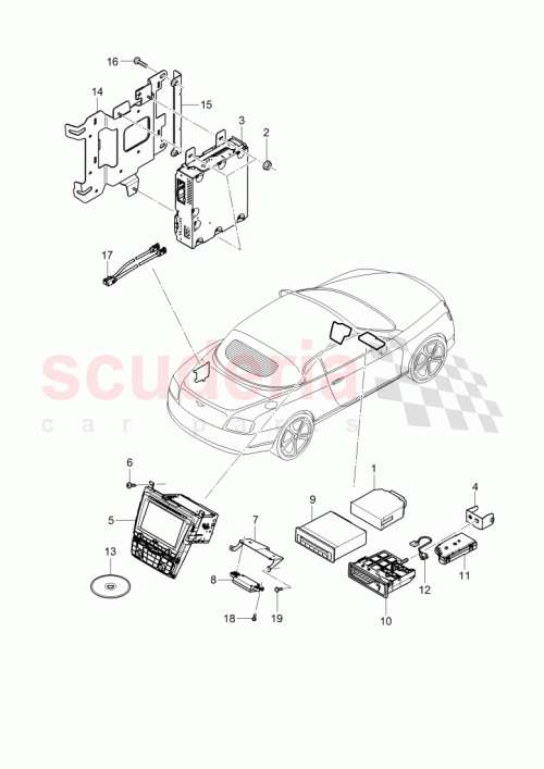 Part Diagram for Bentley 3W7 971 552