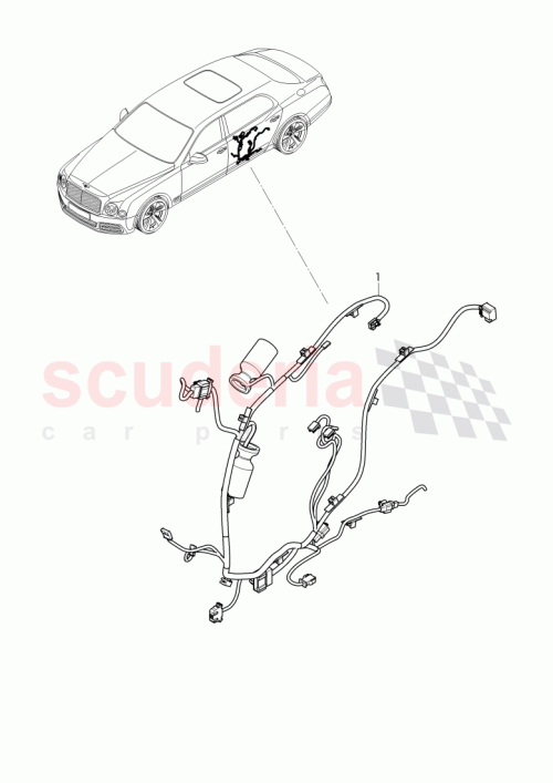 Part Diagram for Bentley 3Y4 971 657 C