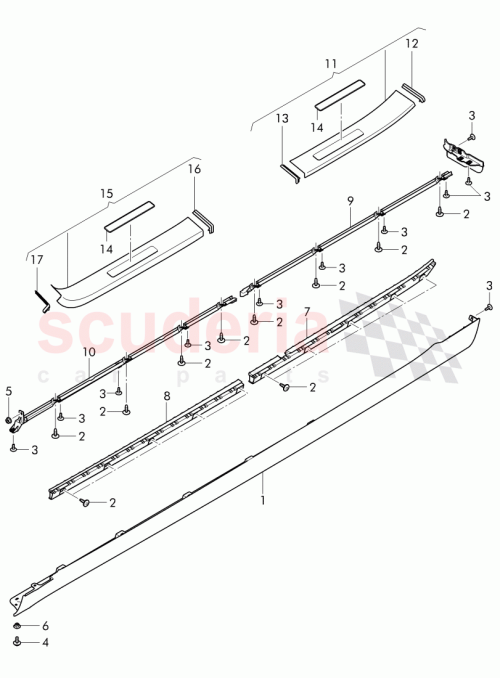 Part Diagram for Bentley 4W0 853 537