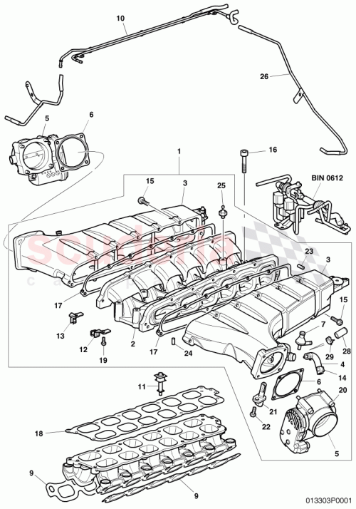Part Diagram for Bentley 07C133262N