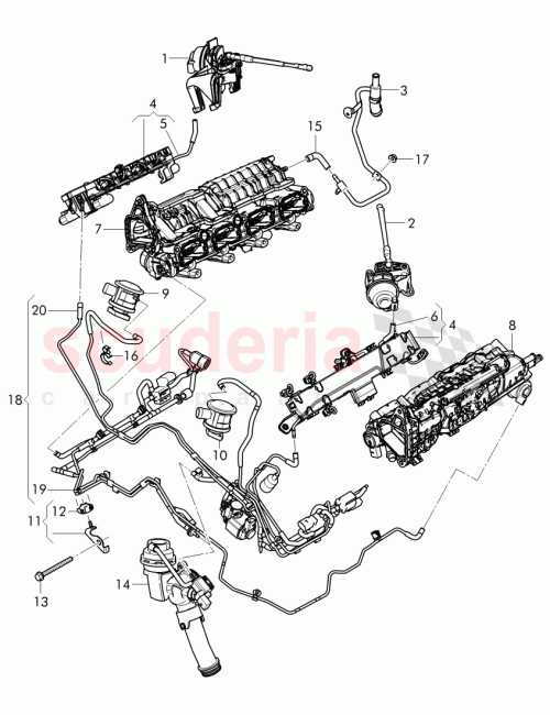 Part Diagram for Bentley 079 131 055 CP
