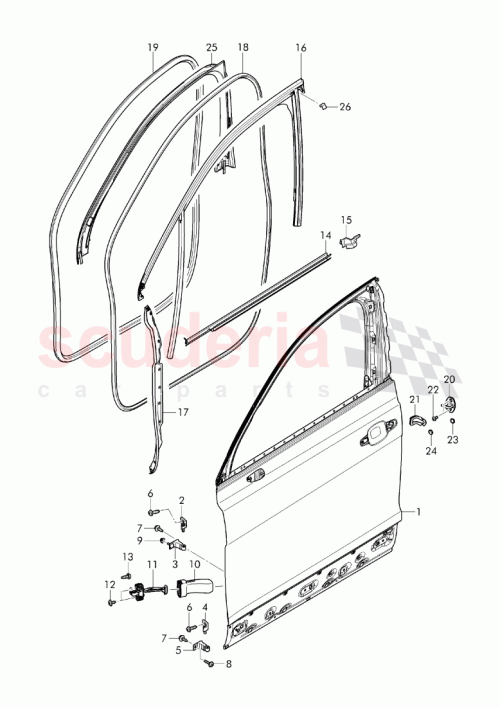 Part Diagram for Bentley 36A 837 911 A