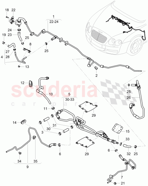Part Diagram for Bentley 3W2612041AC
