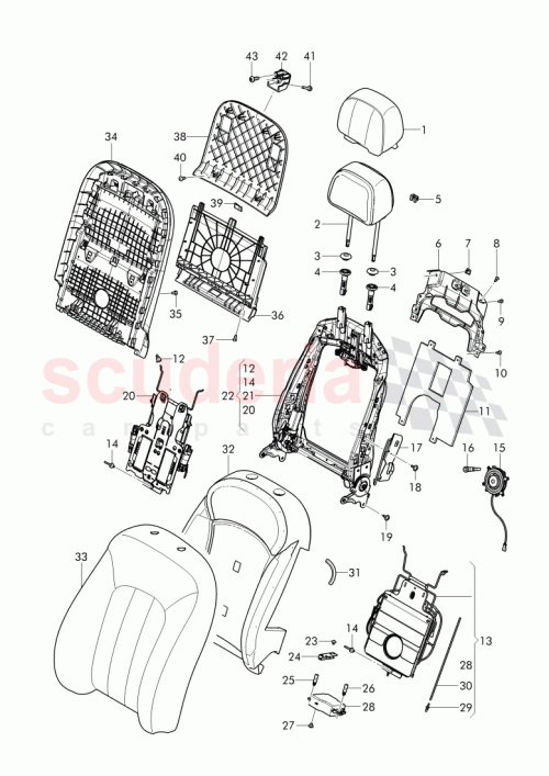 Part Diagram for Bentley 3Y5 881 805 L