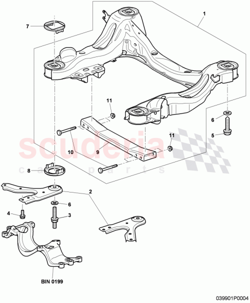 Part Diagram for Bentley N10285906