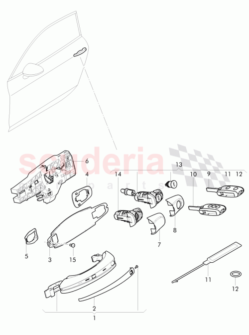 Part Diagram for Bentley 4W0 837 885 C