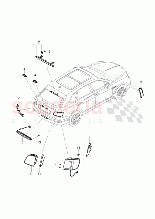 Part Diagram for Bentley 36A 945 105