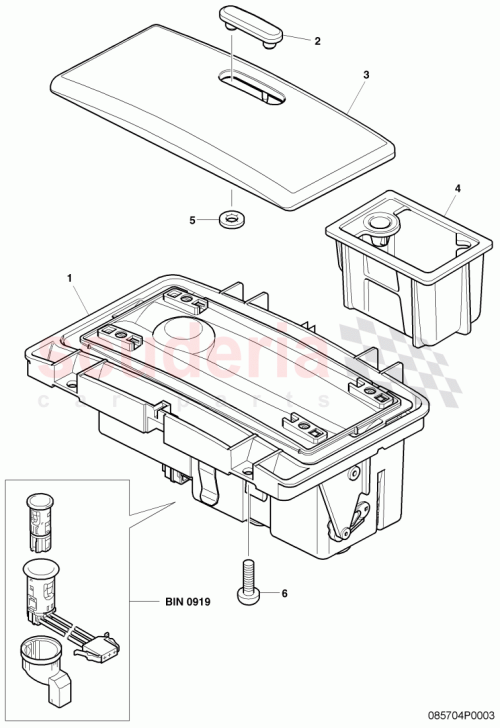 Part Diagram for Bentley 3W0863289F