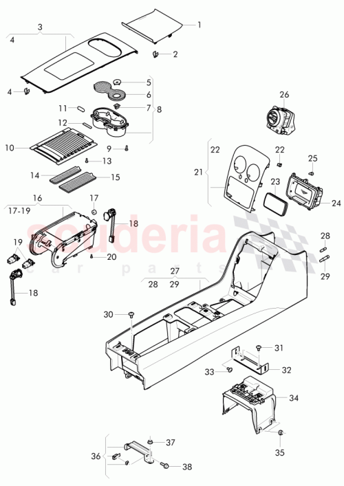Part Diagram for Bentley 4W0 863 071