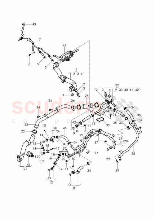 Part Diagram for Bentley 07C 121 507 D