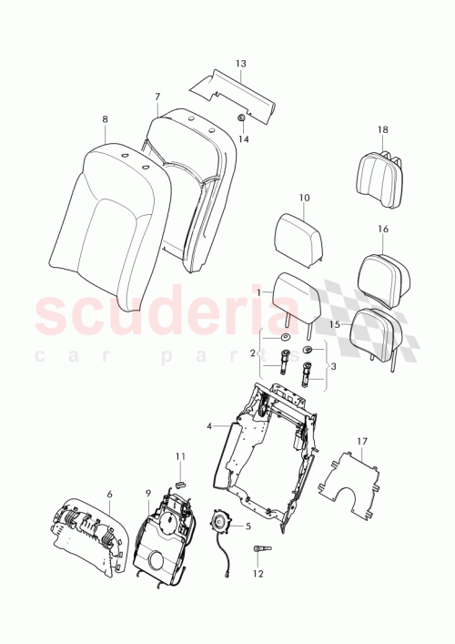 Part Diagram for Bentley 3Y5 885 175 AK