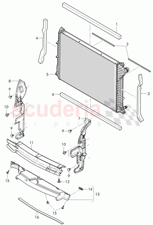 Part Diagram for Bentley 4W0 121 287 E