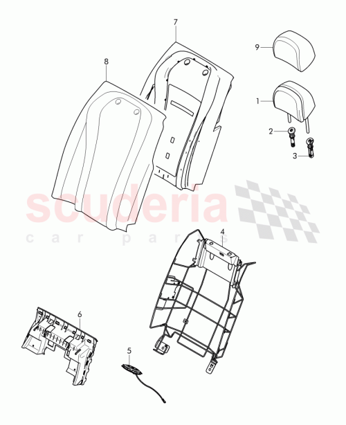 Part Diagram for Bentley 4W0 886 807 AK