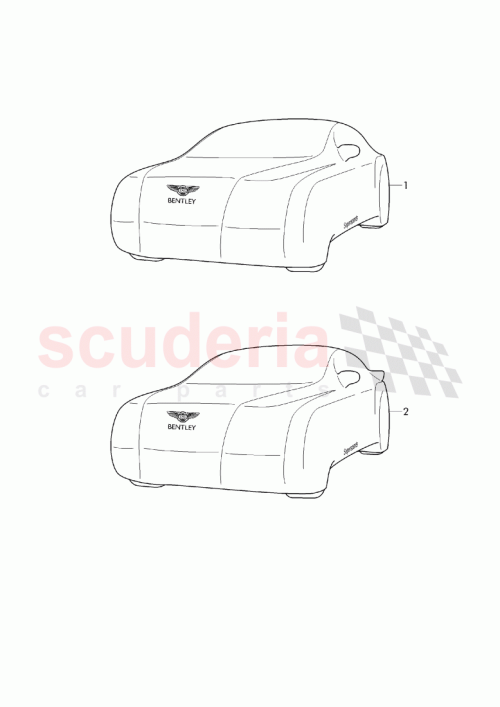 Part Diagram for Bentley 3W8 861 985 BC