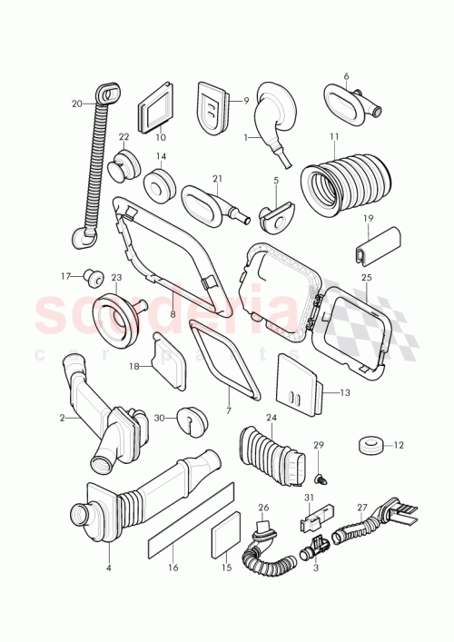 Part Diagram for Bentley 3W3 971 841 B