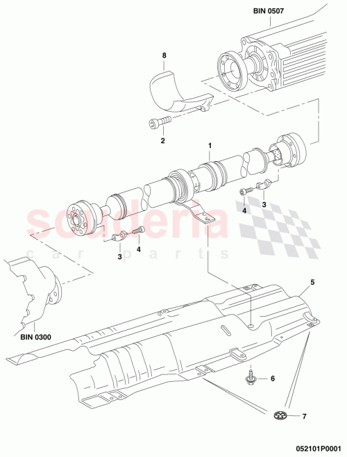 Part Diagram for Bentley N10416003