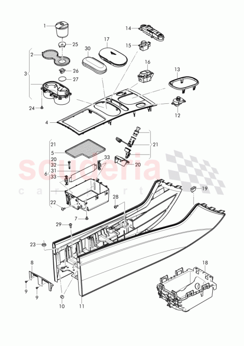 Part Diagram for Bentley 3W0858021A