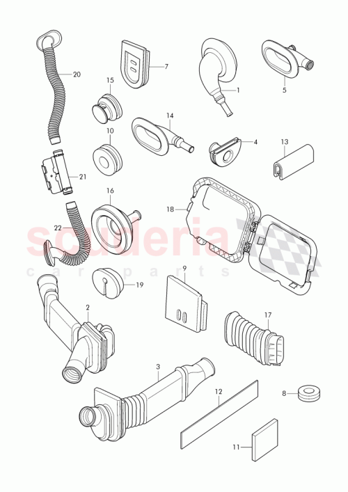 Part Diagram for Bentley 4W0 827 168