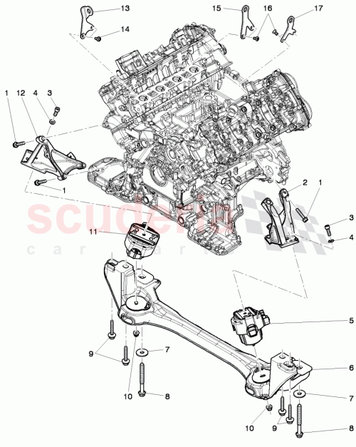 Part Diagram for Bentley 4F0 199 382 BP