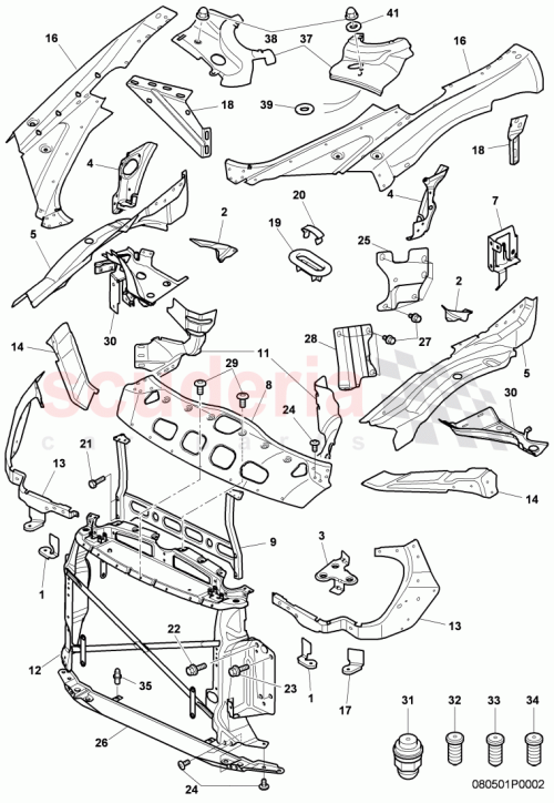 Part Diagram for Bentley N90810801