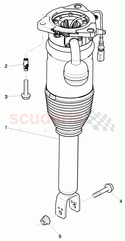Part Diagram for Bentley 3W7616001J
