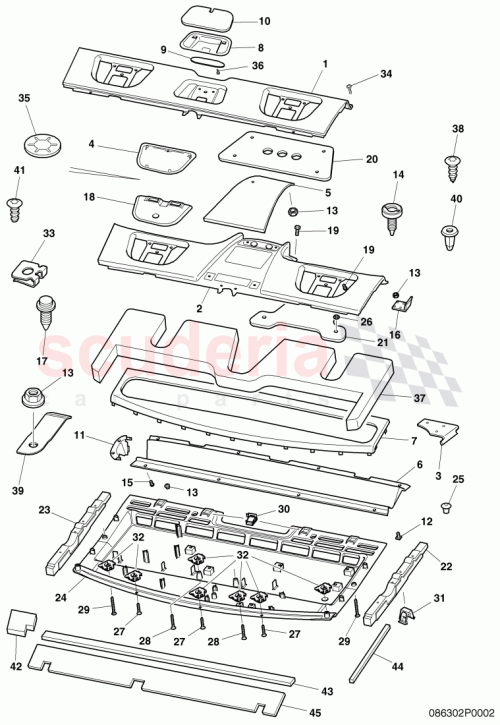 Part Diagram for Bentley 3W5 887 299 B