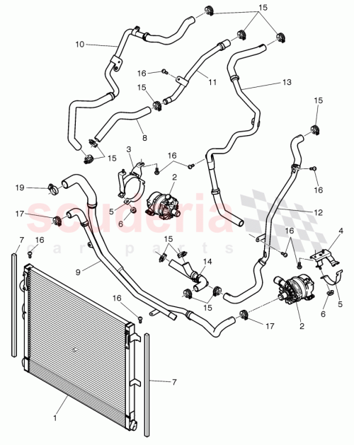 Part Diagram for Bentley 3Y0145822B