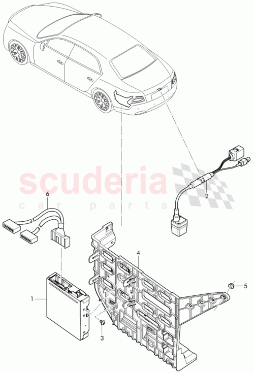Part Diagram for Bentley 4W0 980 543