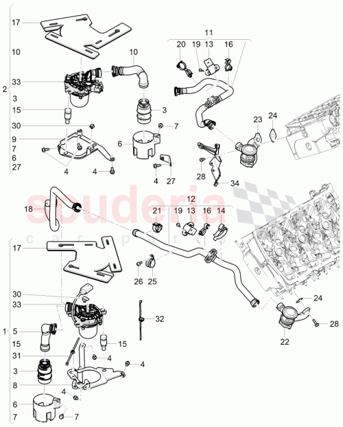 Part Diagram for Bentley 3W0131128N