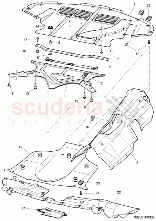 Part Diagram for Bentley 8D0805121