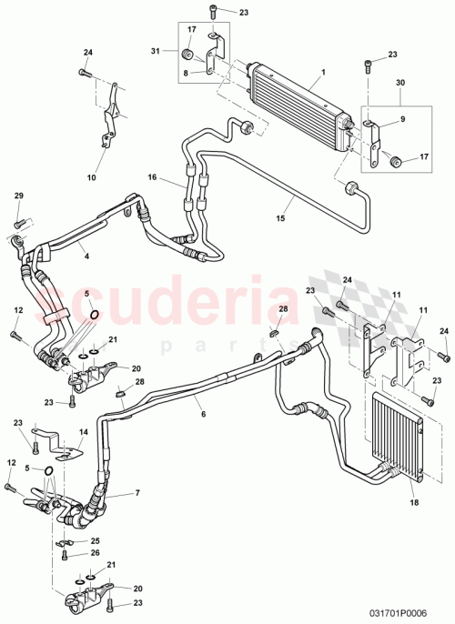 Part Diagram for Bentley 3W0317801T