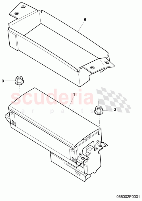 Part Diagram for Bentley 3W2 880 295 D