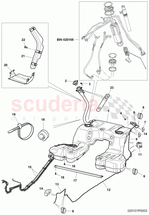 Part Diagram for Bentley N10198101