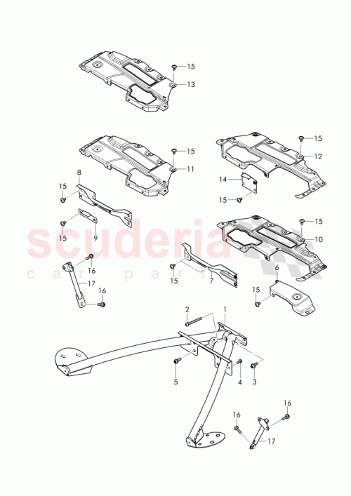 Part Diagram for Bentley 3Y2 805 284 C