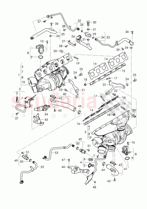 Part Diagram for Bentley WHT 003 366 A