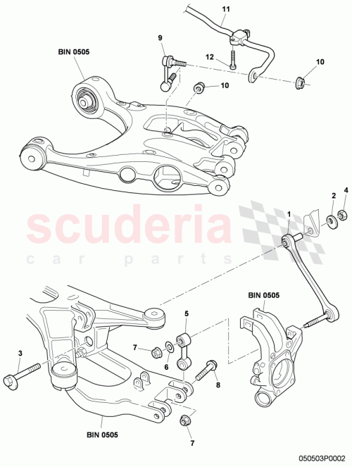 Part Diagram for Bentley 3W7511407C