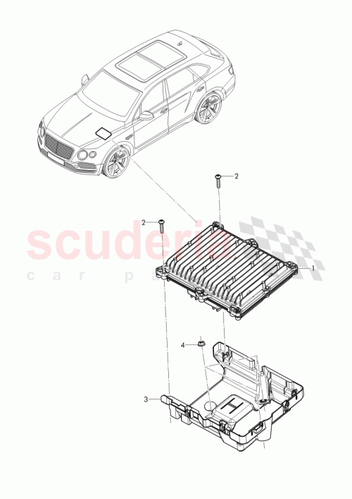 Part Diagram for Bentley 057 907 309
