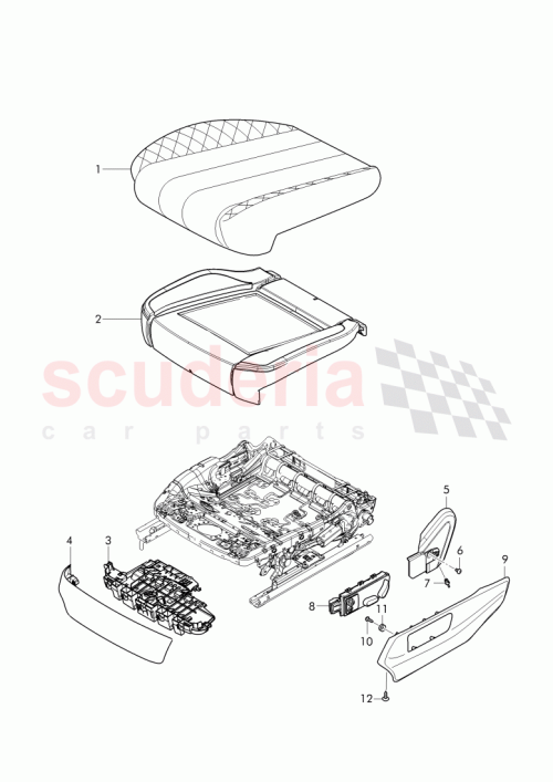 Part Diagram for Bentley N 038 501 3