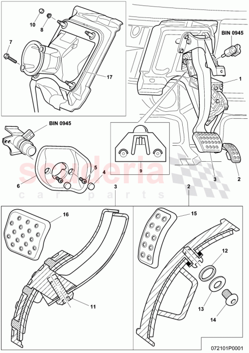Part Diagram for Bentley 3D2723410