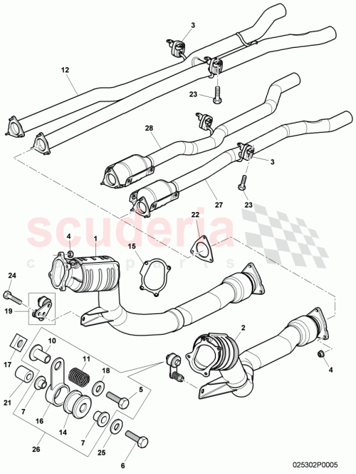 Part Diagram for Bentley 3W8253200B