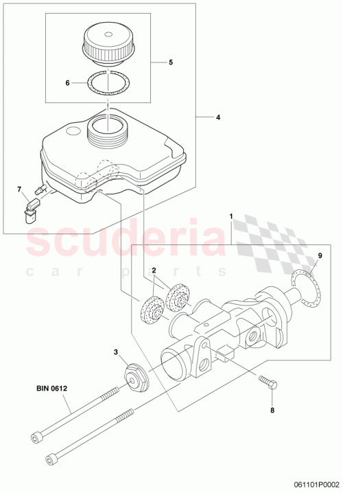 Part Diagram for Bentley 4D0611243