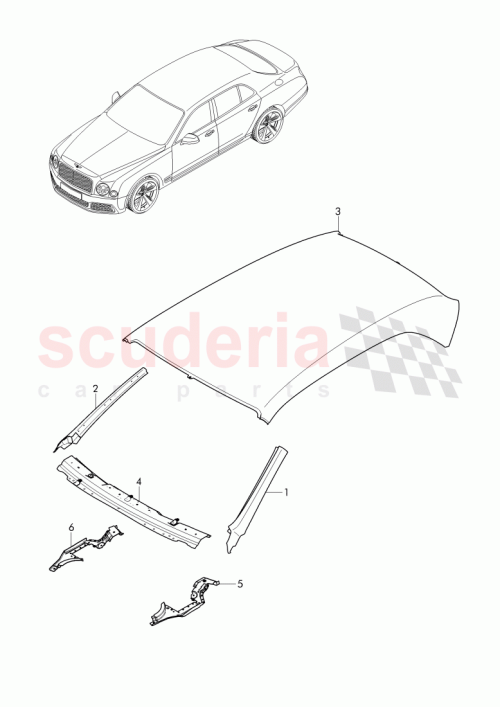 Part Diagram for Bentley 3Y5 809 201 A
