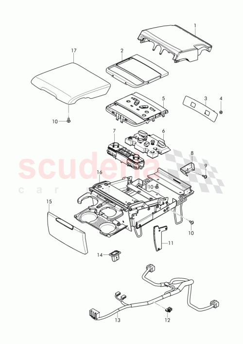 Part Diagram for Bentley 3Y5 862 522 B