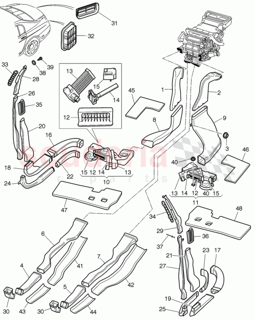 Part Diagram for Bentley 3D0819258