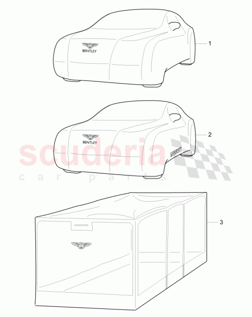Part Diagram for Bentley 3W8 861 985 E