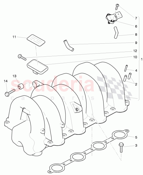 Part Diagram for Bentley 07V133074