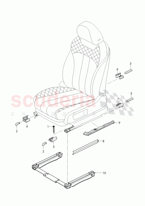 Part Diagram for Bentley N 912 360 01